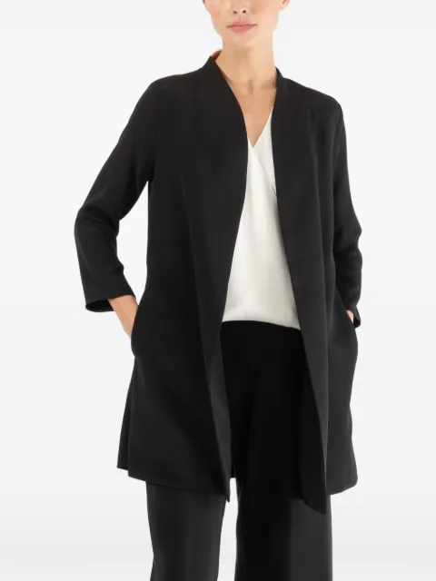 Peter Cohen Dear open-front coat Black 3723FP