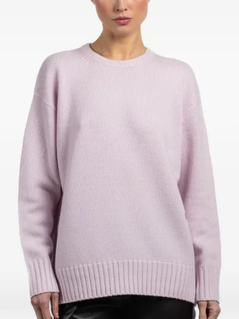 Dorothee Schumacher Modern Statement embroidered sweater Pink 310302627