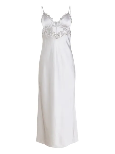 Fleur Du Mal Lily midi dress Grey DR07264300