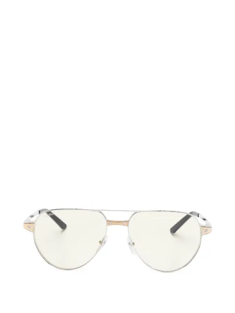 Cartier Eyewear pilot-frame sunglasses Silver CT0425S