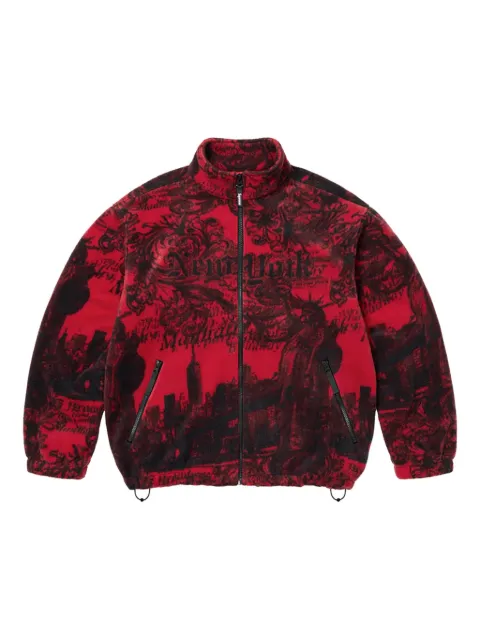 Supreme fleece jacket Red SU26778