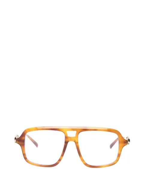 Gucci Eyewear pilot-frame glasses Brown GG2052S013