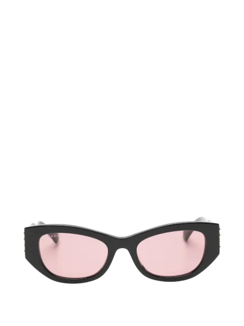 Gucci Eyewear logo-detail sunglasses Black GG2044SA003