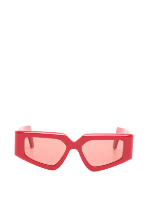 VALENTINO GARAVANI EYEWEAR geometric-frame sunglasses Red VG0006S