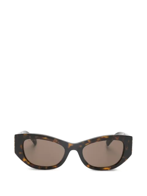 Gucci Eyewear tortoise oval-frame sunglasses Brown GG2044SA