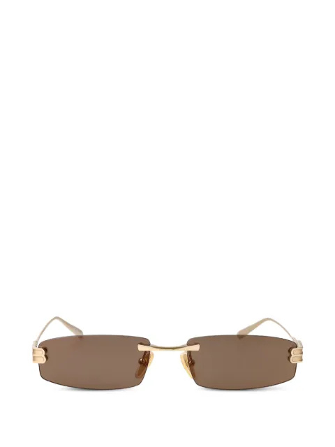 Balenciaga Eyewear logo-detail sunglasses Gold BB0488S