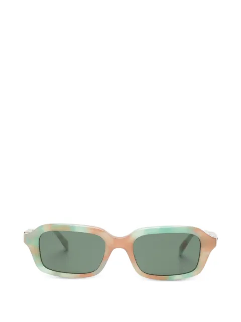 Gucci Eyewear logo-lettering sunglasses Green GG2152S