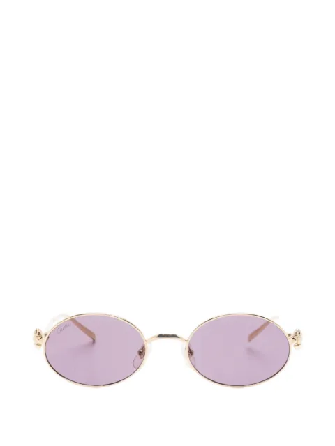 Cartier Eyewear oval-frame sunglasses Gold CT0644S