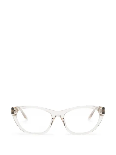 Balenciaga Eyewear geometric-frame glasses Neutrals BB0500O