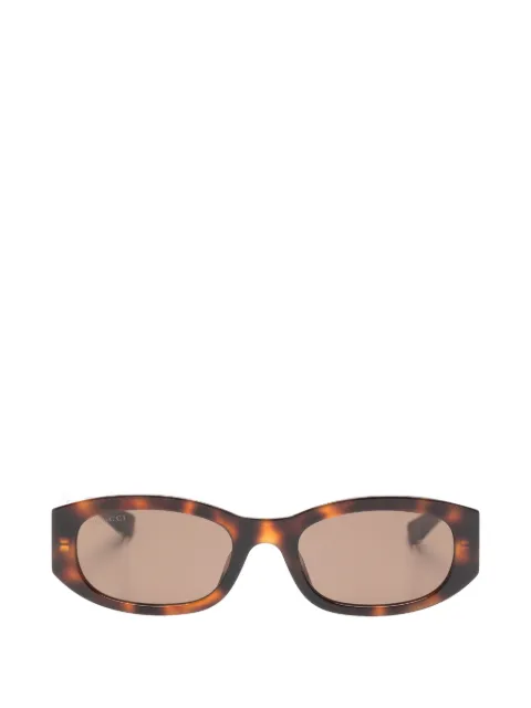 Gucci Eyewear rectangle-shape sunglasses Brown GG2068SA002