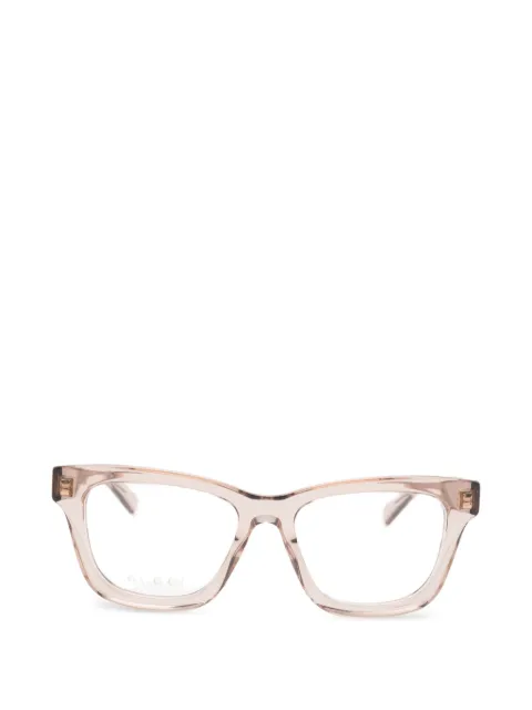 Gucci Eyewear geometric frame glasses Neutrals GG2066O