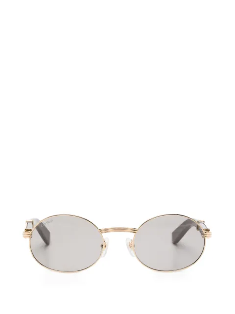 Cartier Eyewear oval-frame sunglasses Gold CT0464S