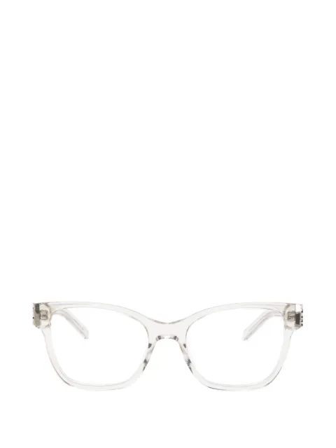 Saint Laurent Eyewear oval-frame glasses Neutrals SLM158