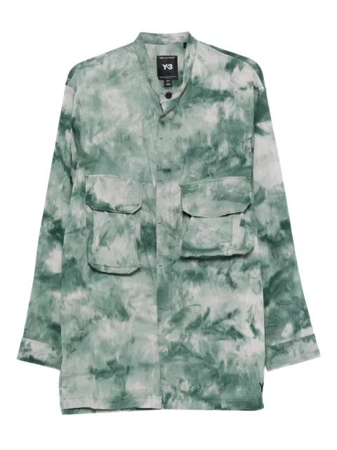 Y-3 Aop tie-dye pocket shirt Green KC6759
