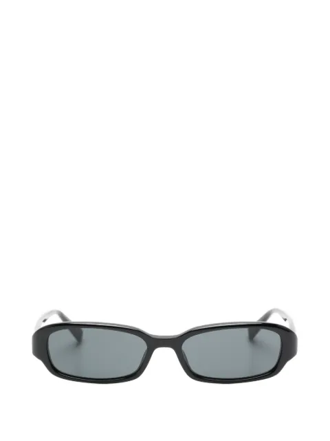 Saint Laurent Eyewear Erin oval-frame sunglasses Black SL872ERIN