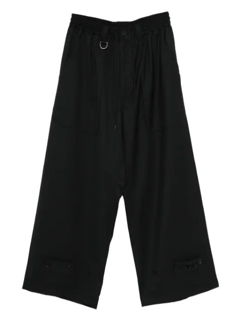 Y-3 drawstring pocket trousers Black KH3213BLK