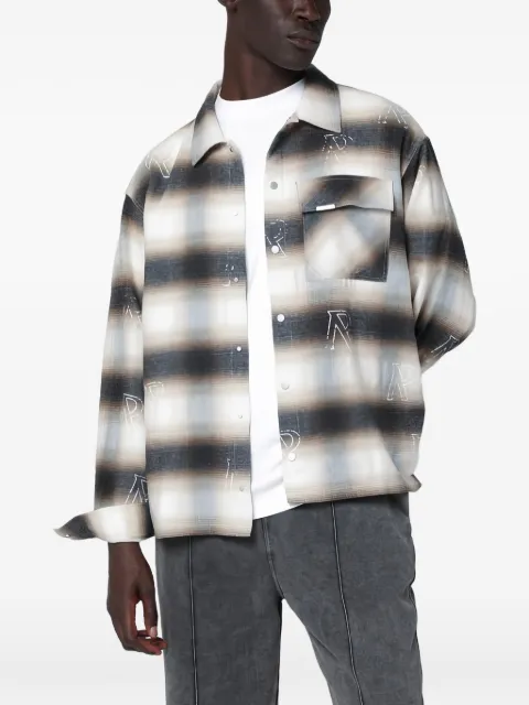 Represent check shirt Neutrals MLM100778CO