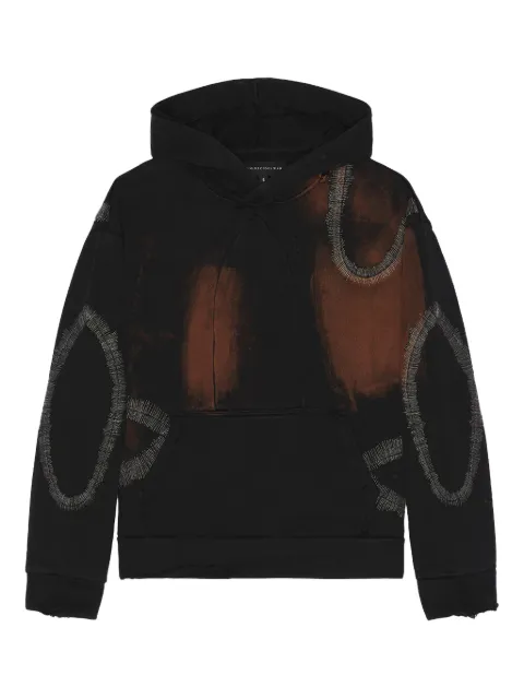 Who Decides War long-sleeve hoodie Black BJXY5ANG