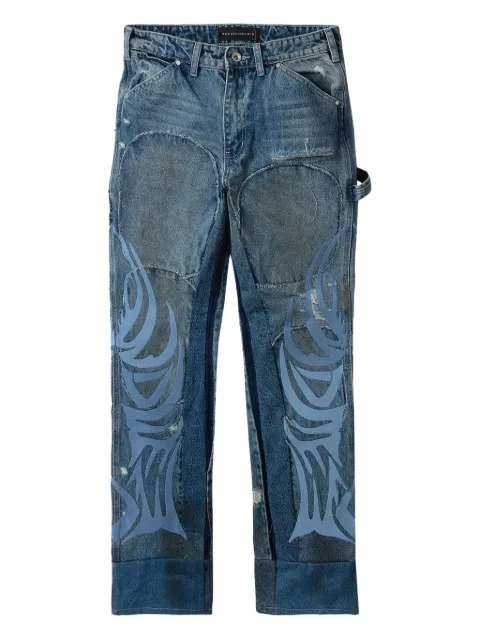 Who Decides War winged carpenter denim jeans Blue N0PRYZUV