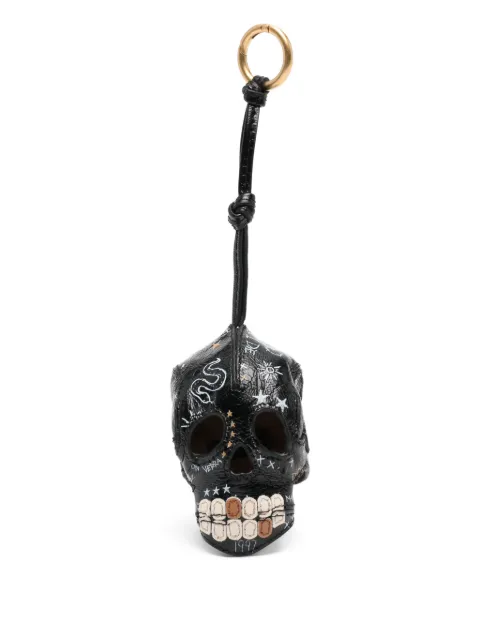 Zadig&Voltaire big skull keyring Black LWOG02294