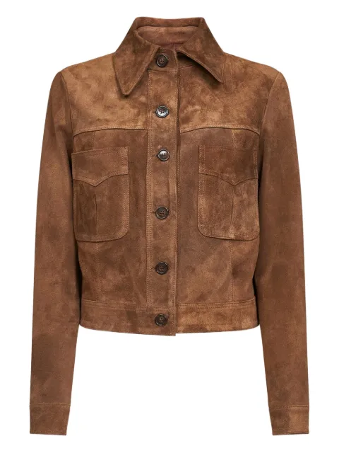 Blanca Vita button flap pocket coat Brown WETETABACCO
