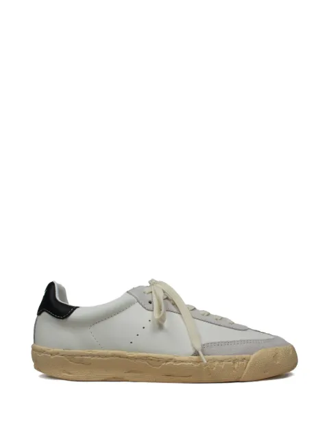 Maison MIHARA YASUHIRO suede-panel sneakers White S16FW705