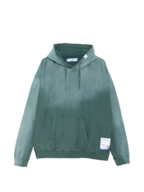 Maison MIHARA YASUHIRO Sun Faded Like hoodie Green I16HD561