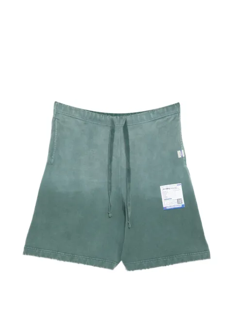 Maison MIHARA YASUHIRO Sun Faded Like sweat shorts Green I16SP563