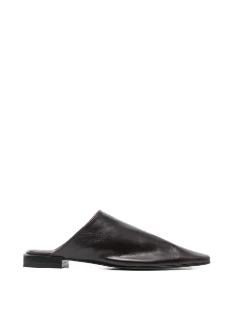 ALOHAS Noe Rift pointed mules Brown S10107001