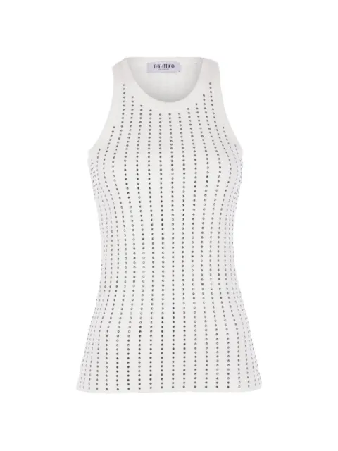 The Attico embellished top White 260WCN00004JJJ073TR