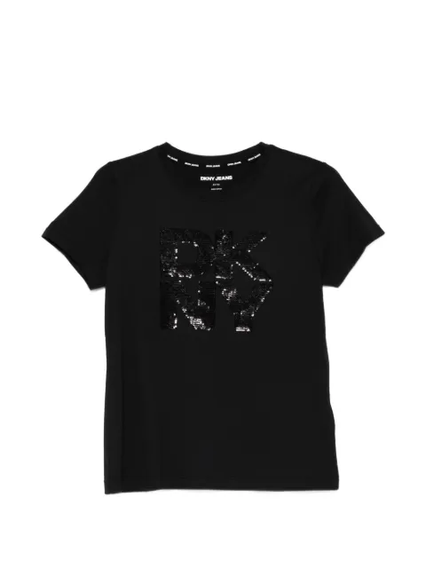 DKNY sequin logoT-shirt Black DJ6T1684
