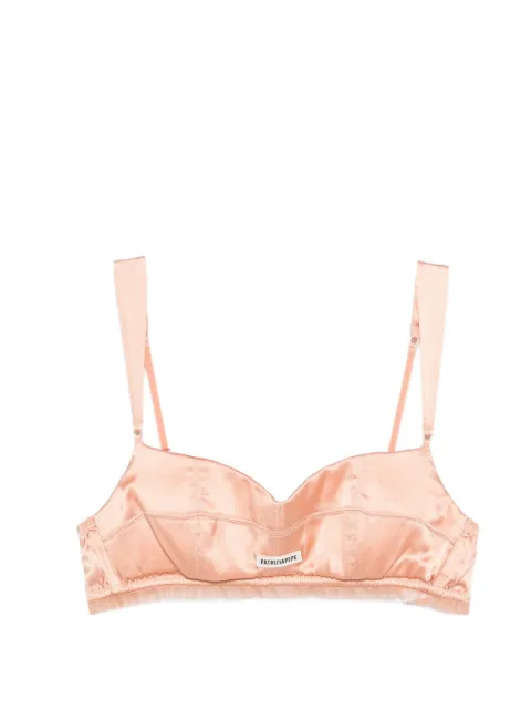 Patrizia Pepe logo-detail bra Pink 8I0182A702R882