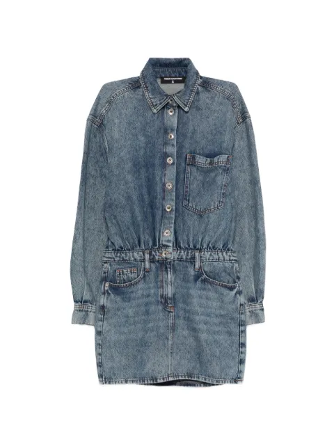 Patrizia Pepe button denim shirt dress Blue 8A1607D108CB05