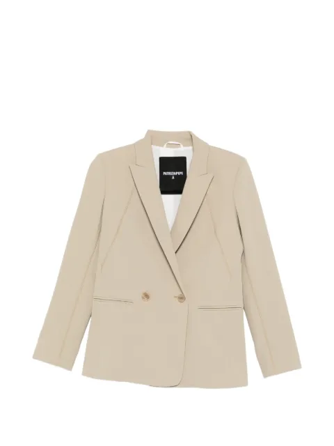 Patrizia Pepe double-breasted blazer Neutrals 8S0570A726B862