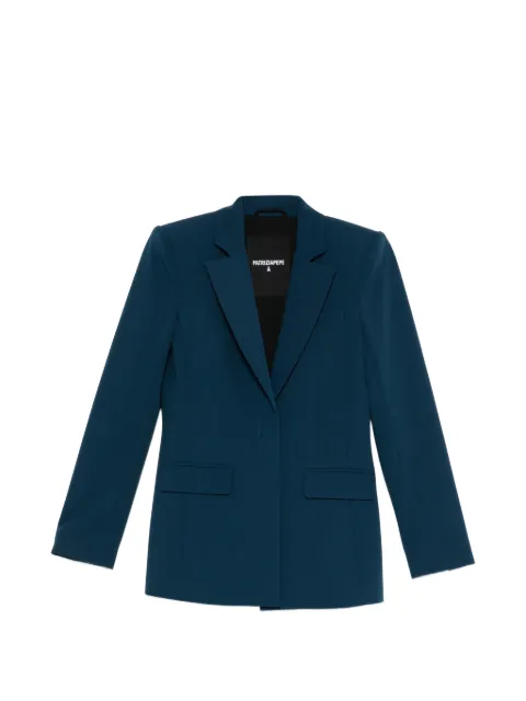 Patrizia Pepe single-breasted slim-fit blazer Blue 8S0582A498CA97