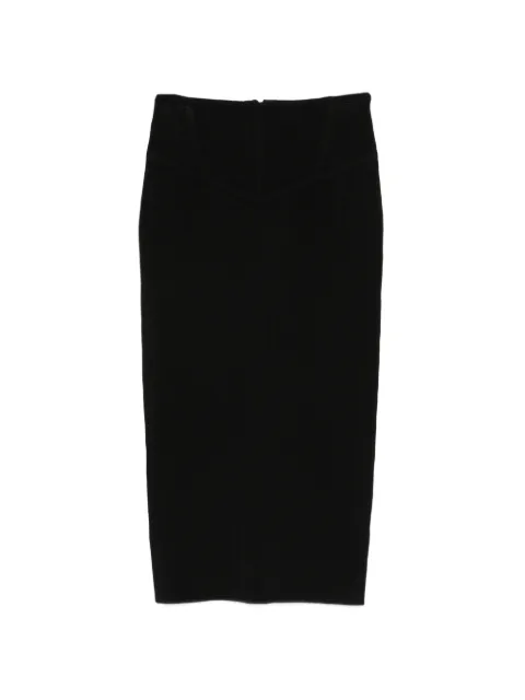 Patrizia Pepe black midi skirt Black 8G0510K315K103