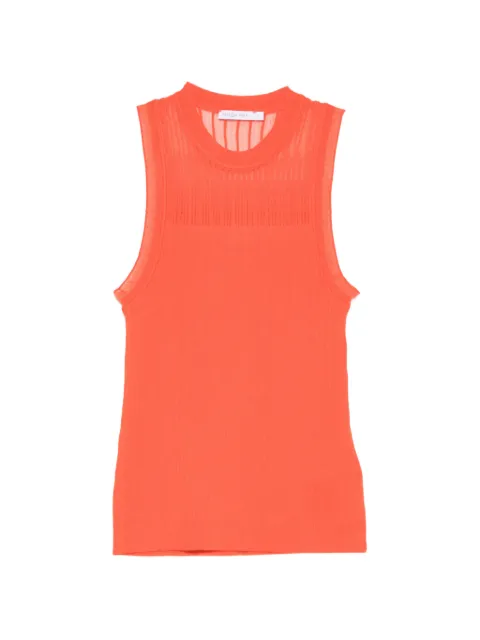 Patrizia Pepe round-neck sleeveless tank top Orange 8K0360K310
