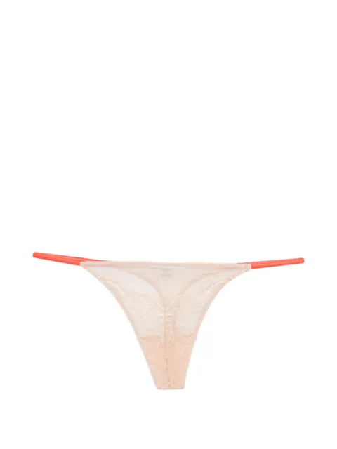 Patrizia Pepe lace thong Neutrals 8I0184J383J4U1