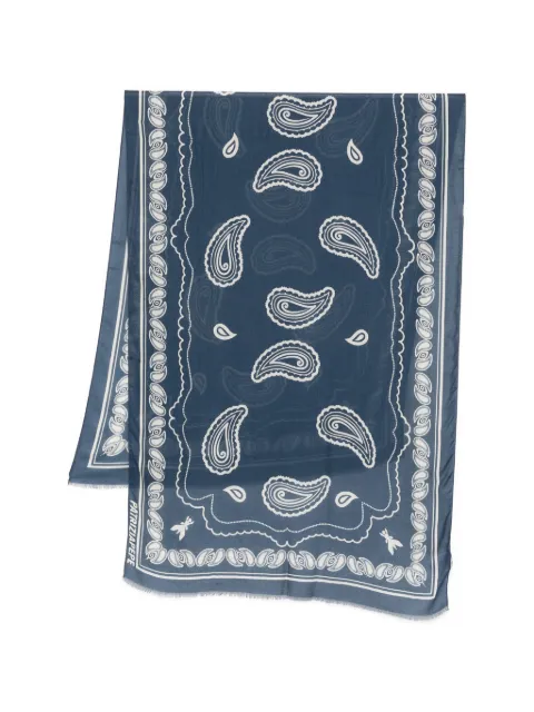 Patrizia Pepe graphic-print scarf Blue 8F0126A706J4T6