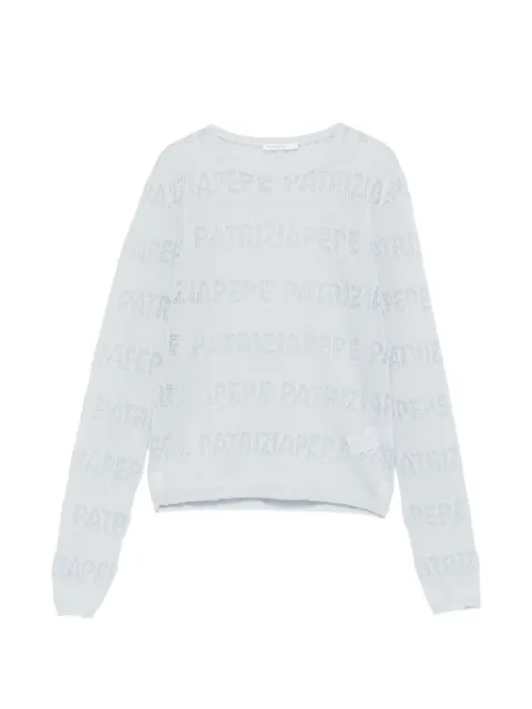 Patrizia Pepe long-sleeve sweater Blue 8K0354K303
