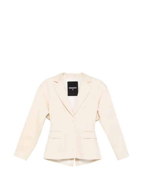 Patrizia Pepe slim belted blazer Neutrals 8S0568A689W409