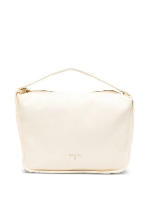 Patrizia Pepe large leather shoulder bag Neutrals 8B0315L177W405