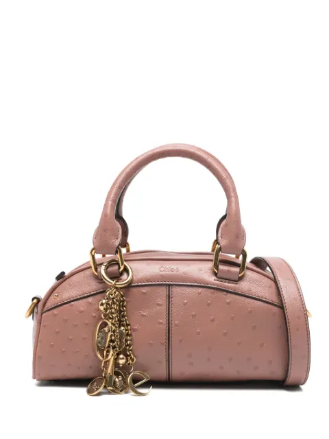 Chloé small charms top-handles tote bag Pink CH26SS956Q81