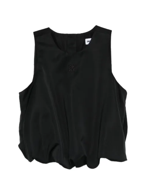 DKNY sleeveless bubble tank top Black DJ6W2193