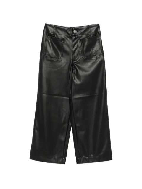 DKNY belt-loop zip-fastening trousers Black DJ6P3117