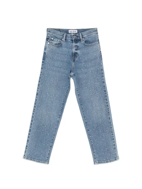 DKNY high-rise embellished jeans Blue DJ5B4166