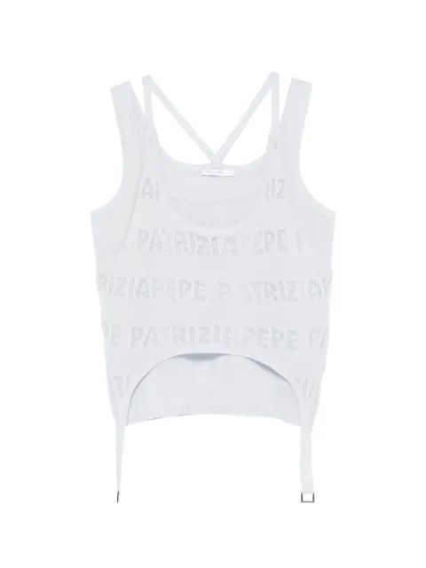 Patrizia Pepe sleeveless top Blue 8K0355K303