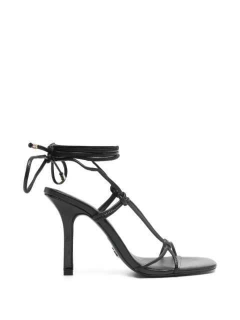 Patrizia Pepe New Square heeled sandals Black 8X0117L026K103