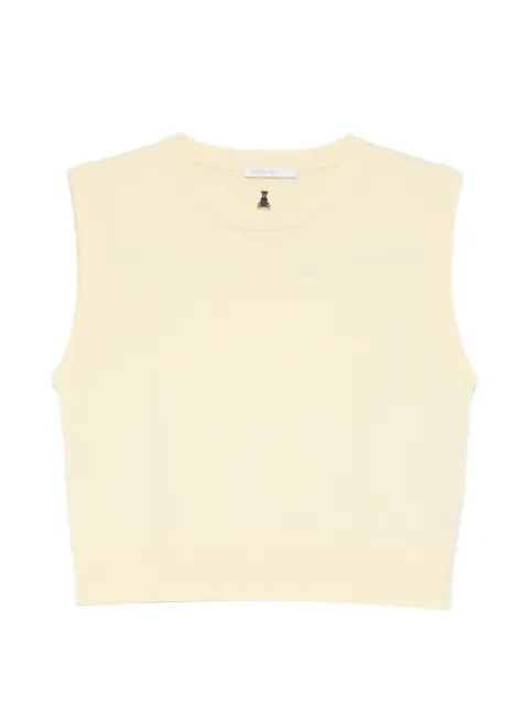Patrizia Pepe neck neck sleeveless vest Neutrals 8K0392KM36