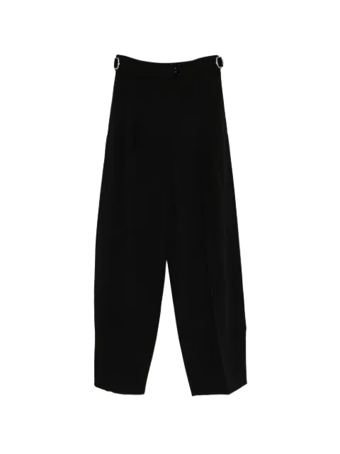 Patrizia Pepe strap wide trousers Black 8P0793A498
